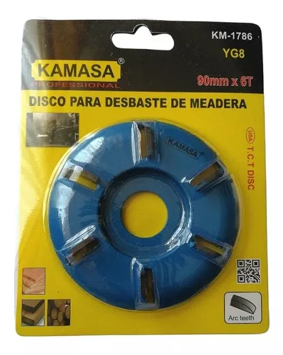 Disco Para Desbaste De Madera 6 Dientes 3.5 Pulgadas (90mm)