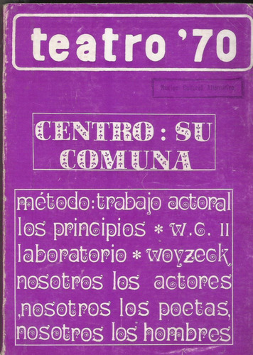 Teatro 70 Nº 36/41 Diciembre-febrero 1972/73 