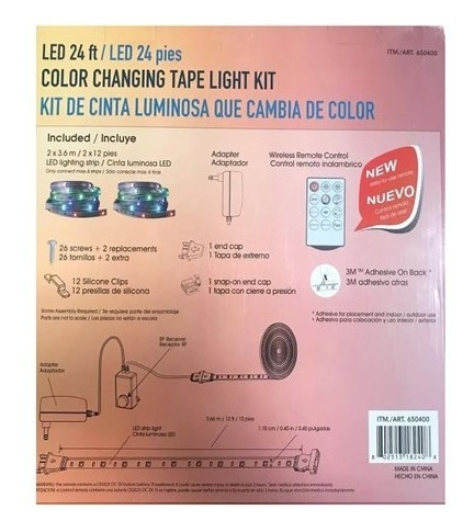 Dsi Cintas De Luz Led Con Color Intercambiable Enlazable