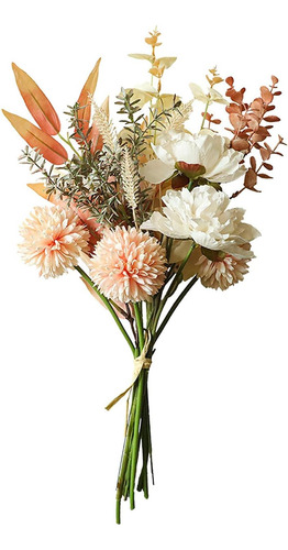 1 Ramo De Flores Artificiales Mezcla De Trigo Ramo De Flores