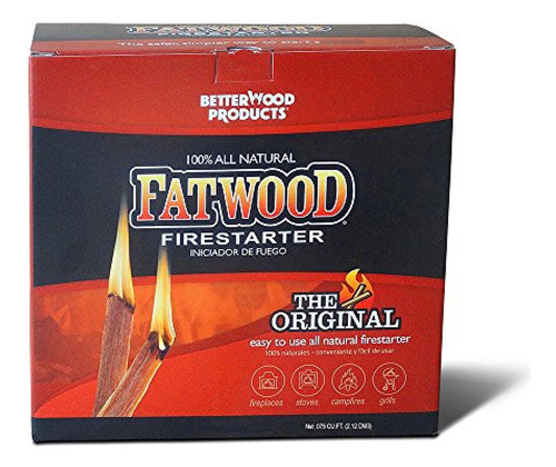 Caja Decorativa Hogar Better Wood Products Fatwood Firestart