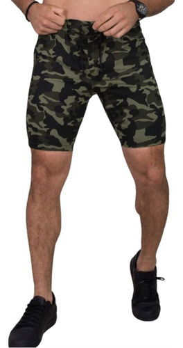Bermuda Pantalon Corto Jogger Elastizado Hombre Chupin Moda