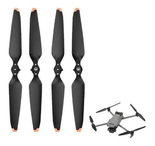 Jogo 4 Helices Para Drone Dji Mavic 3 Conjunto Completo