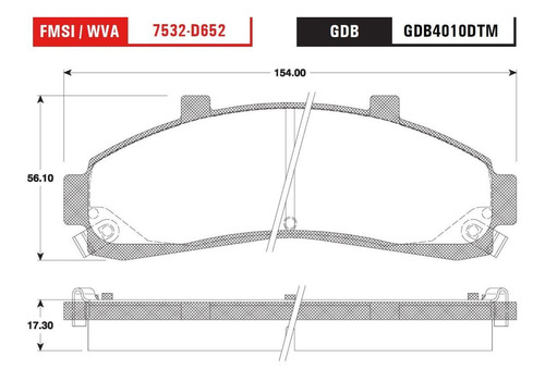 Balatas Trw Delanteras Para Mazda B2500 1998 A 2001 Cerámica