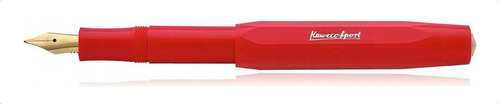 Lapicera Pluma Kaweco Classic Roja Estilografica En Estuche Color de la tinta Carga Color del exterior Rojo