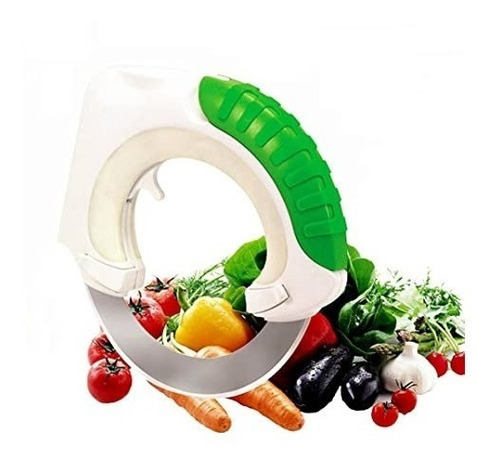 Cuchillo Rebanador Circular Corta Alimento Acero Inoxidable 