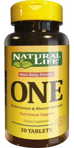 Natural Life One Multivitaminico X 30 Tabletas