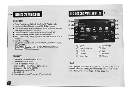 Central Multimidia 02 Dim - Mopar - 7089952 | MercadoLivre