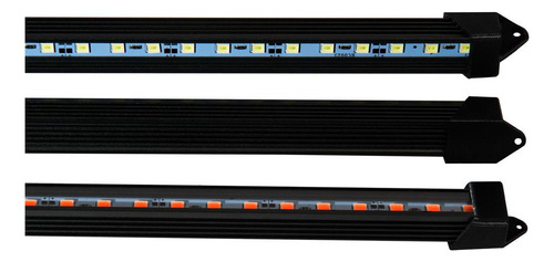 Luminária Led 4 Cores Aquário Marinho Com 60cm 44w Dimmer