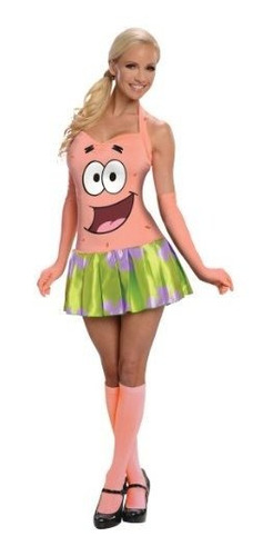 Disfraz Patrick Bob Esponja Con Guantes Y Medias.