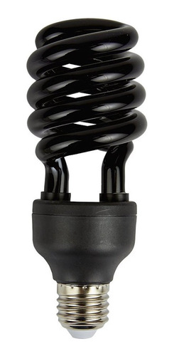 Imagen 1 de 5 de Foco fluorescente Tecnolite HEL-20W Espiral color negro 20W 100V-127V
