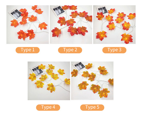 Luces Led Colgantes De 20 Pies Y 40 Luces Led Con Forma De C