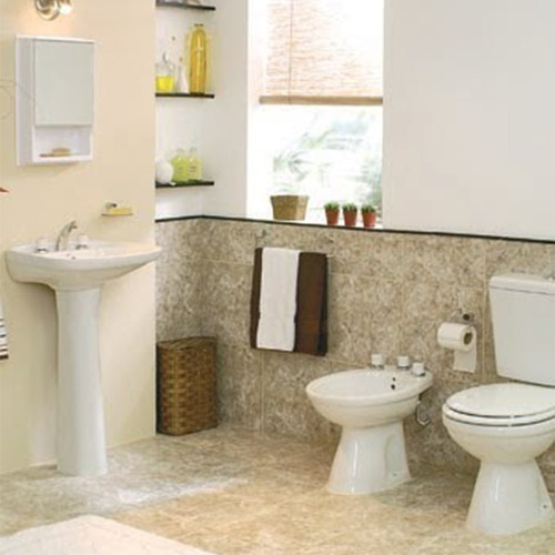 Imagen 6 de 10 de Pie Columna Deca Marajo Sin Pileta Loza Ceramica Vanitory