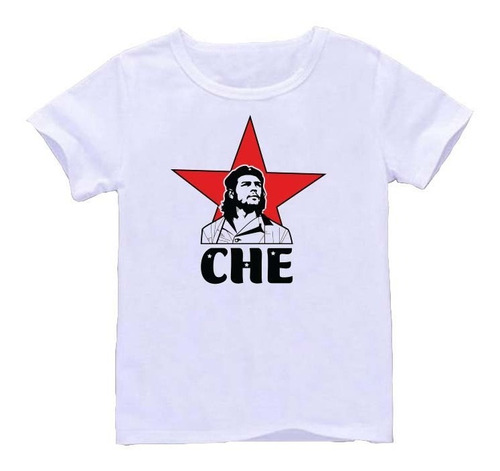 Remera Blanca Che Guevara Art#7