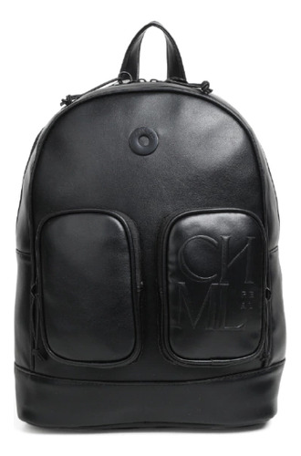 Mochila Urbana Mujer Elegante Negra Pu Chimola 