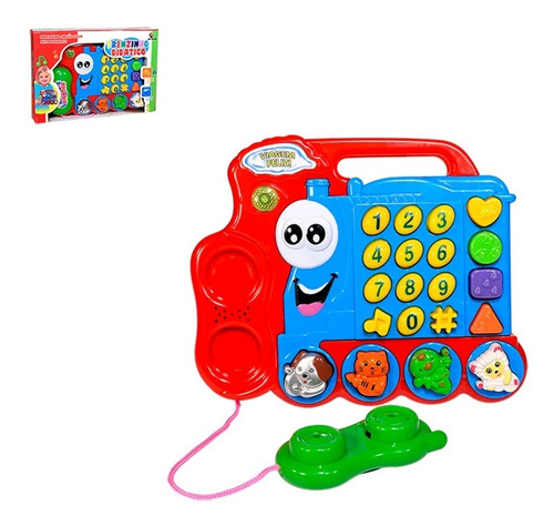 Imagem 2 de 6 de Trenzinho Pedagógico Telefone Didatico P/ Crianças 832714