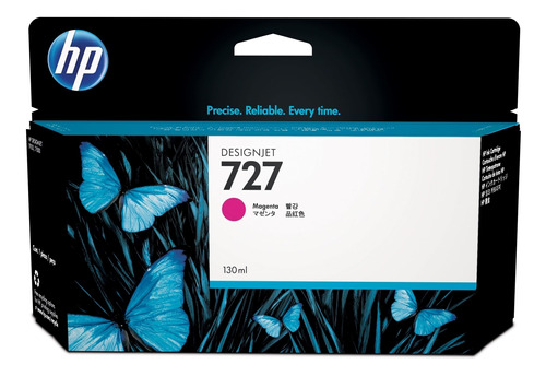 Cartucho De Tinta Hp 727 B3p20a Magenta 130ml