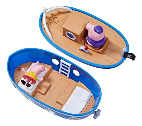 Set De Muñecos Hasbro Peppa Pig El Barco Del Abuelo +3 Años
