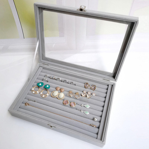 . Caja Organizadora De Anillos Con 10 Ranuras, Anillos De