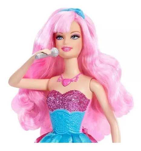 Barbie a Princesa Pop Star ( Canta 2 Músicas ), Brinquedo Barbie Usado  91362588