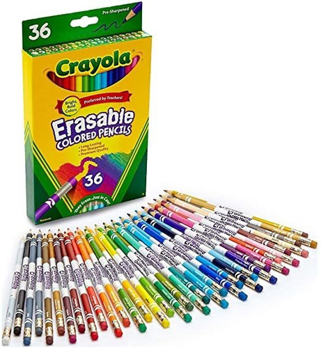 Lápices De Colores Borrables, De Crayola, Variados