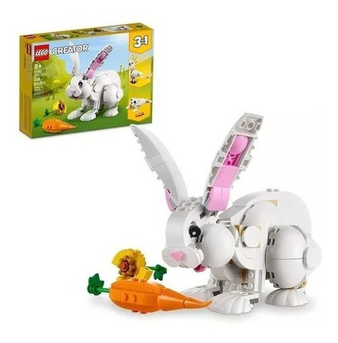 Lego Creator 3 en 1 31133 - Conejo blanco - Listo