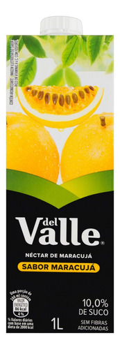 Suco de maracujá  Del Valle  100% líquido sem glúten 1 L 