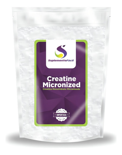 Creatina Pura Micronizada Monohidratada Creatina 1kg Sem Sabor Suplemento Fácil