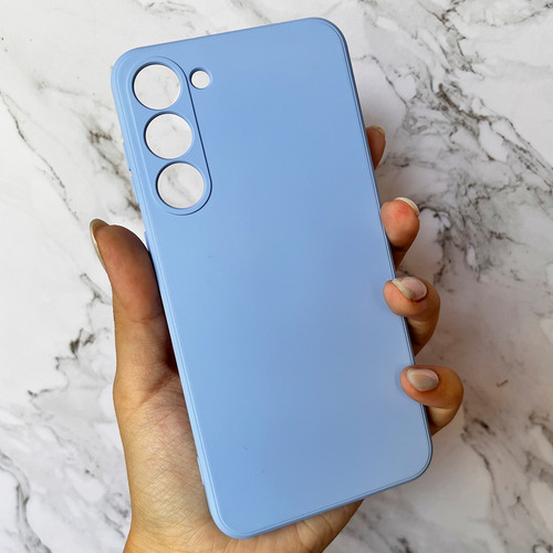 Funda Silicona Cubre Cámara Para Samsung Linea- Coolcase Celeste A06