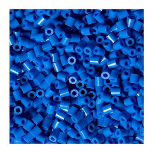 Repuestos Hama Beads Azul Claro 5mm 3500 Unid. (10 Bolsas)