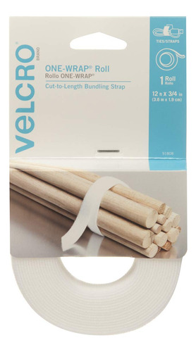 Velcro Brand Onewrap Rollo Doble Cara Auto Agarre Multiusos