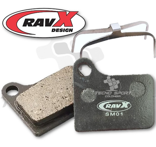 Imagen 4 de 10 de Pastilla Freno Ravx Mod Shimano Deore Hidraulico Semi Metali