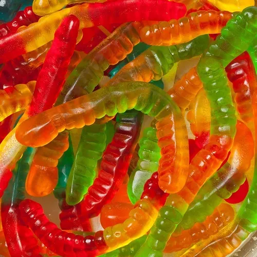 Gomitas Haribo Gusanos Worms Sabor A Frutas Pack 20 X 80grs