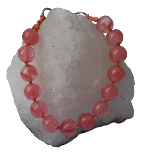 Psb1640 Pulsera Piedra Rodolite