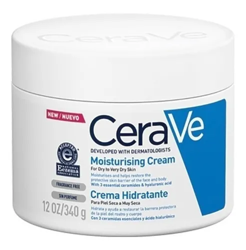Crema para cuerpo CeraVe Corporal Crema Hidratante en pote de 340mL/340g