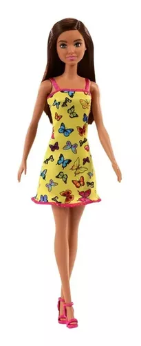 Boneca Barbie Mattel Original Fashion - Vestido Amarelo