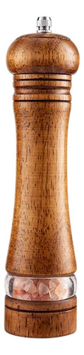 Y Pimienta Que Molía De Especias En Casa, Madera De Café