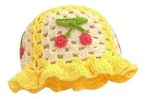 Gorro Tejido A Mano Sweet Cherry