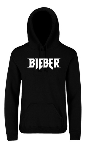 Sudadera Justin Bieber Letras Gorro