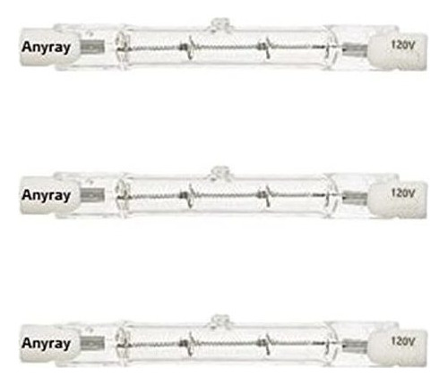 A1836y Anyray (3) -bulbs J78 200 Vatios Foco Corto 200 W 120