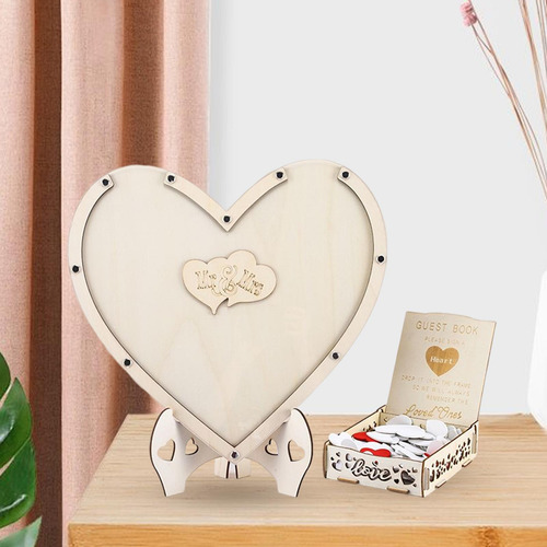 Libro De Visitas De Boda En 3d De Madera Decoraciones