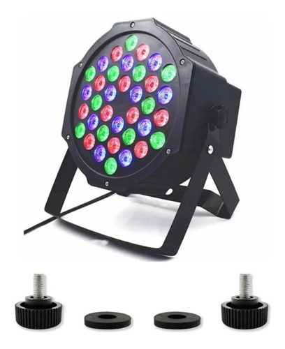 Foco Luces Proyector 36 Led Rgb Dmx Audio Ritmico Disco