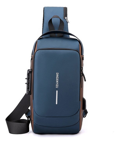 Bolsa Deportiva Antirrobo Con Carga Usb Con Cierre De Contra