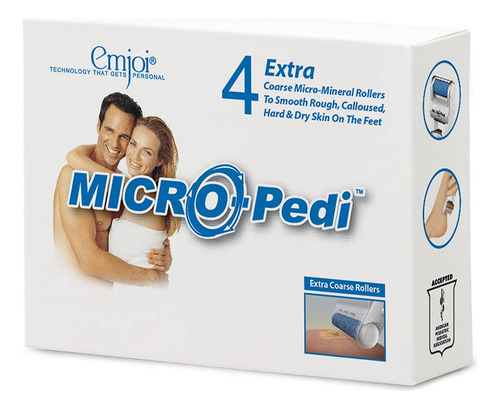Genuine Emjoi Micro-pedi Refill Rollers (extra Coarse) By Em