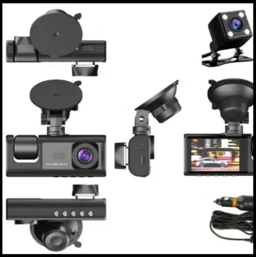 Dashcam Cámara Frontal Y Retroceso De Grabacion Auto Ful Hd