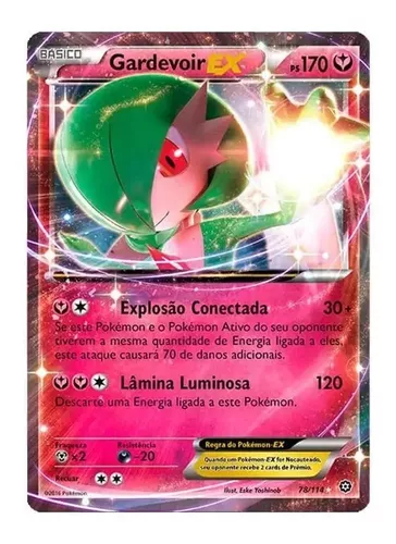 Carta Pokémon Gardevoir Ex 78/114