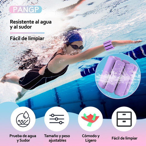 2pcs Polainas For Tobillos Y Muñecas,1lb , Pesas De Silicon