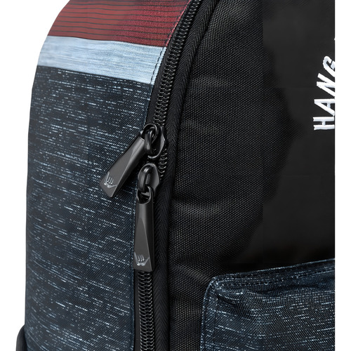 Mochila Escolar Dia A Dia Hang Loose Cor Preto