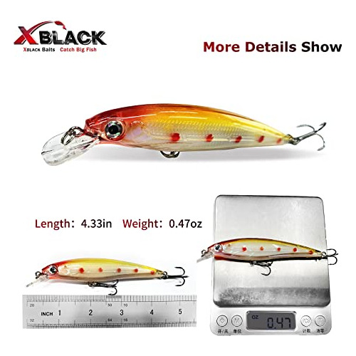 Minnow Lures Hard Fishing Lures Set 20pcs Principiantes...