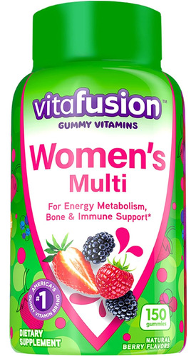 Vitaminas Para Mujer Vitafusion Gummy Berry 150 Cap